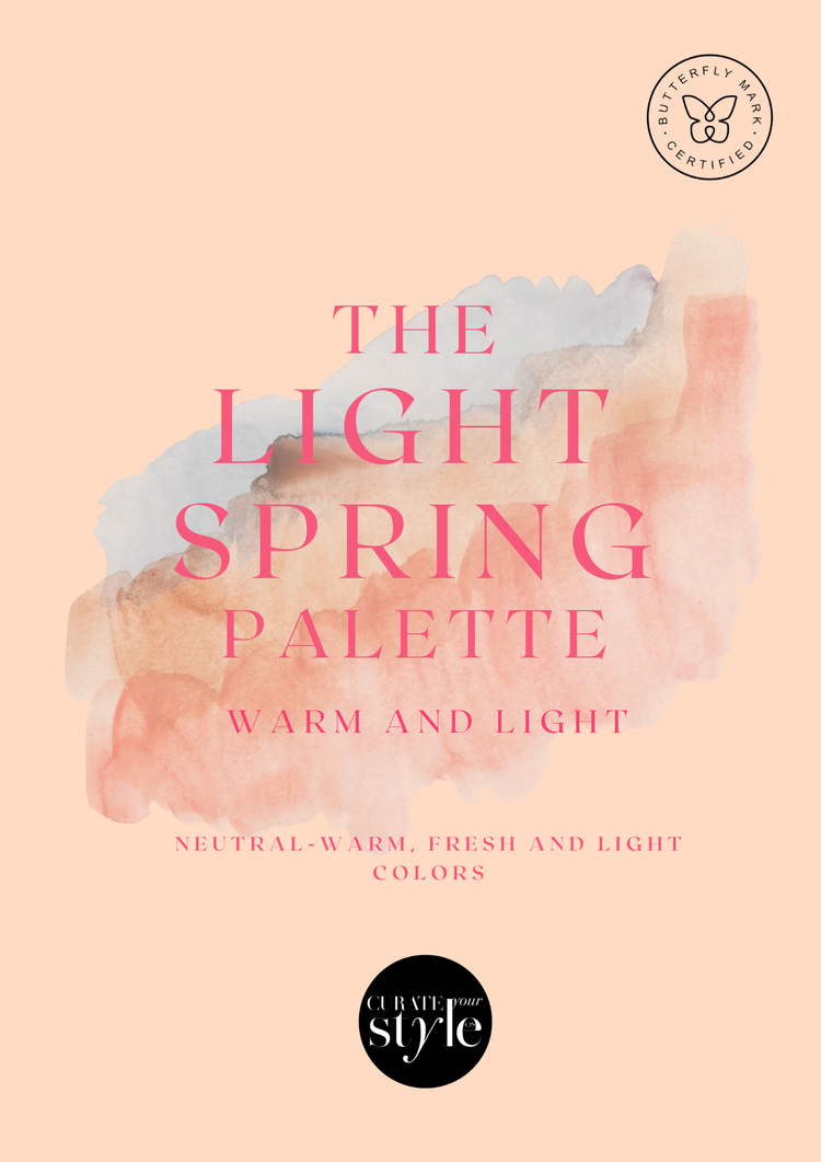 Light Spring Color Palette by Curate Your Style
