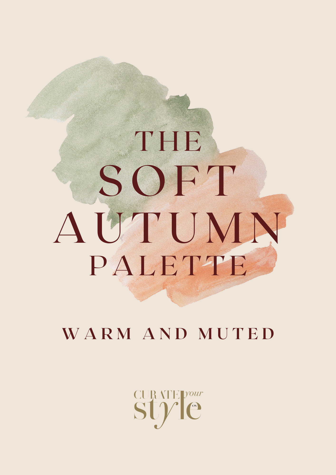Soft autumn palette