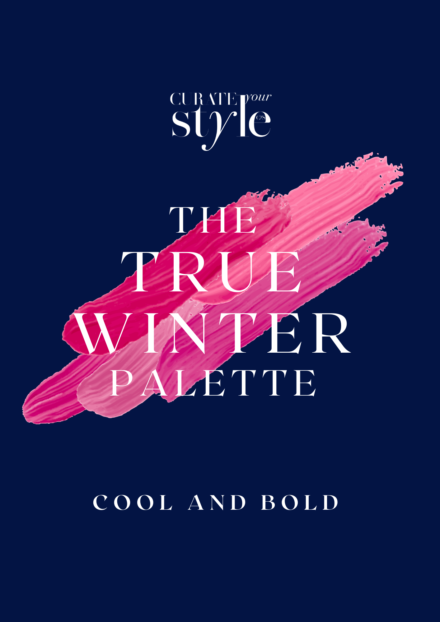 Winter  seasonal Color palette analysis