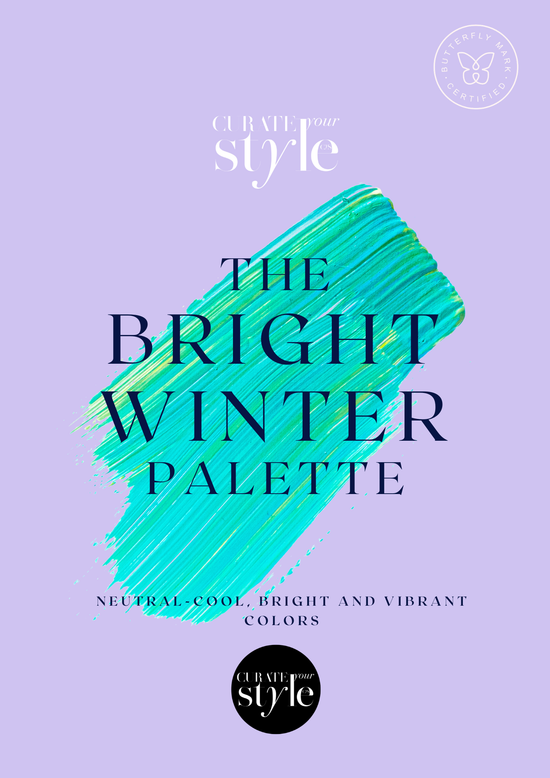 Bright Winter Color Palette by Curate Your Style