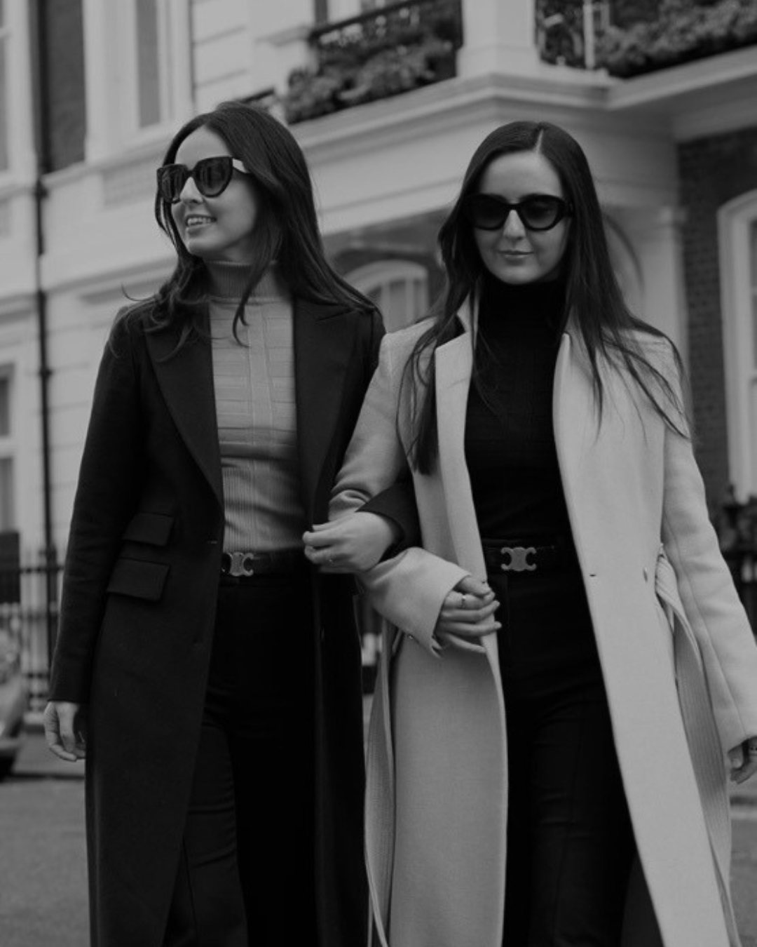 Black and White Photo of Co-Founders of Curate Your Style