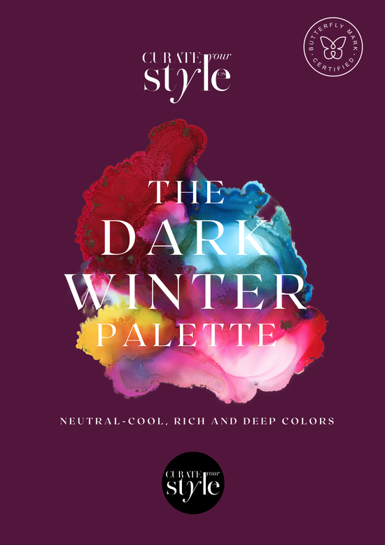 Dark Winter Color Palette by Curate Your Style