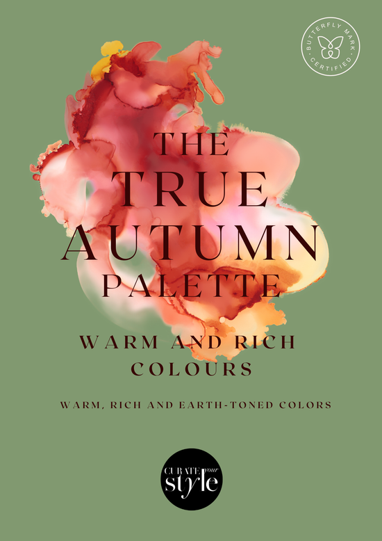True Autumn Color Palette by Curate Your Style