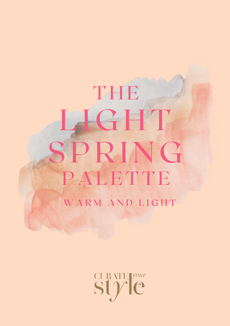 Spring seasonal colour palette