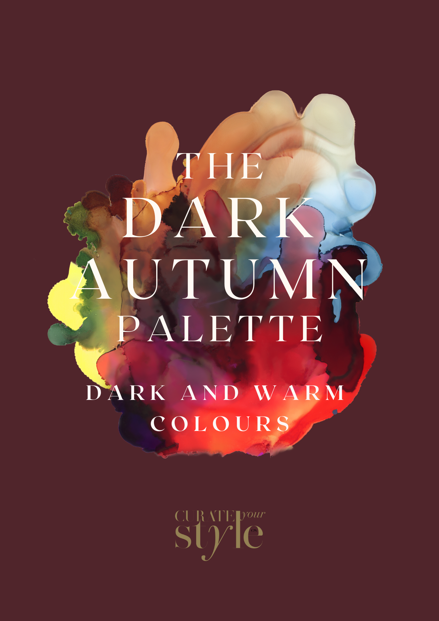 Dark Autumn seasonal colour palette
